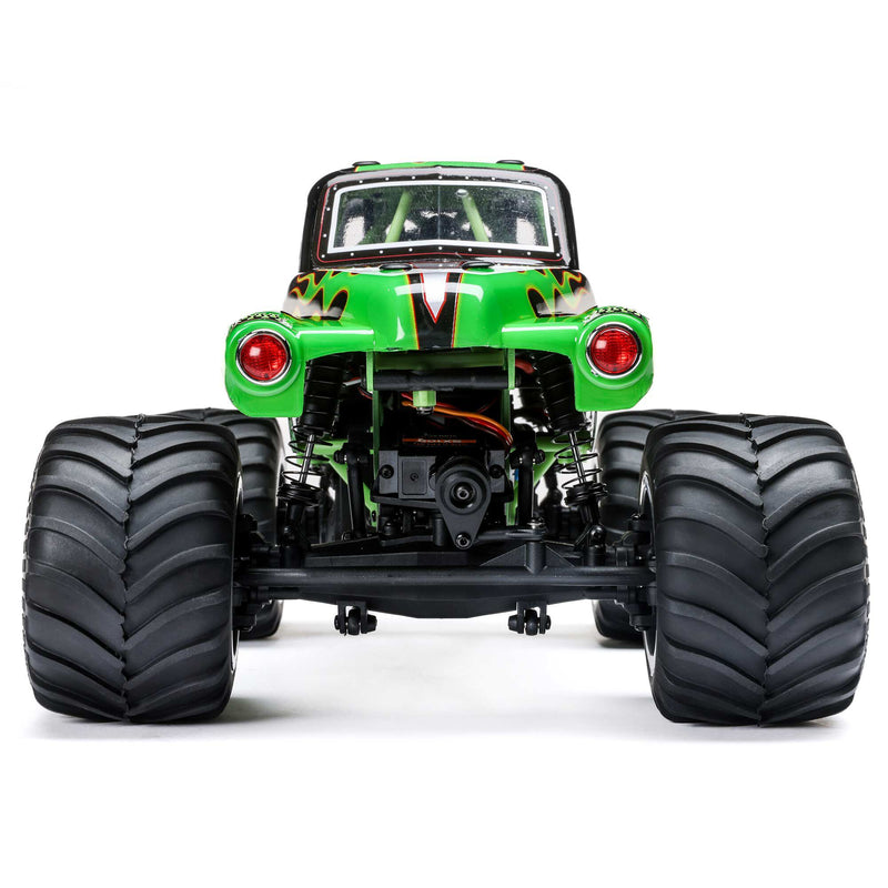 LOS01026T1 LOSI 1/18 Mini LMT Grave Digger 2S 4X4 RTR Brushed Monster Truck (Battery & Charger Included), Green
