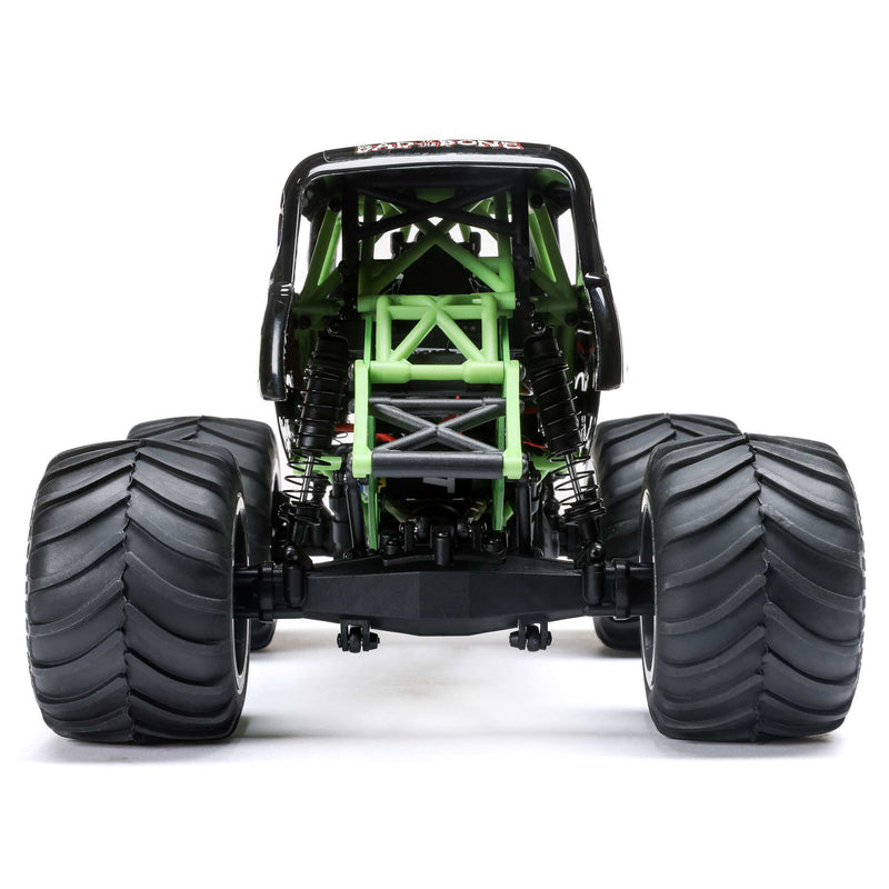 LOS01026T1 LOSI 1/18 Mini LMT Grave Digger 2S 4X4 RTR Brushed Monster Truck (Battery & Charger Included), Green