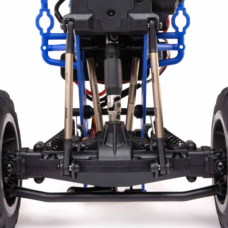 LOS01026T2 LOSI 1/18 Mini LMT Son Uva Digger 2S 4X4 RTR Brushed Monster Truck (Battery & Charger Included), Blue