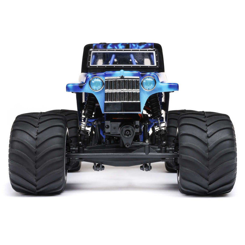 LOS01026T2 LOSI 1/18 Mini LMT Son Uva Digger 2S 4X4 RTR Brushed Monster Truck (Battery & Charger Included), Blue