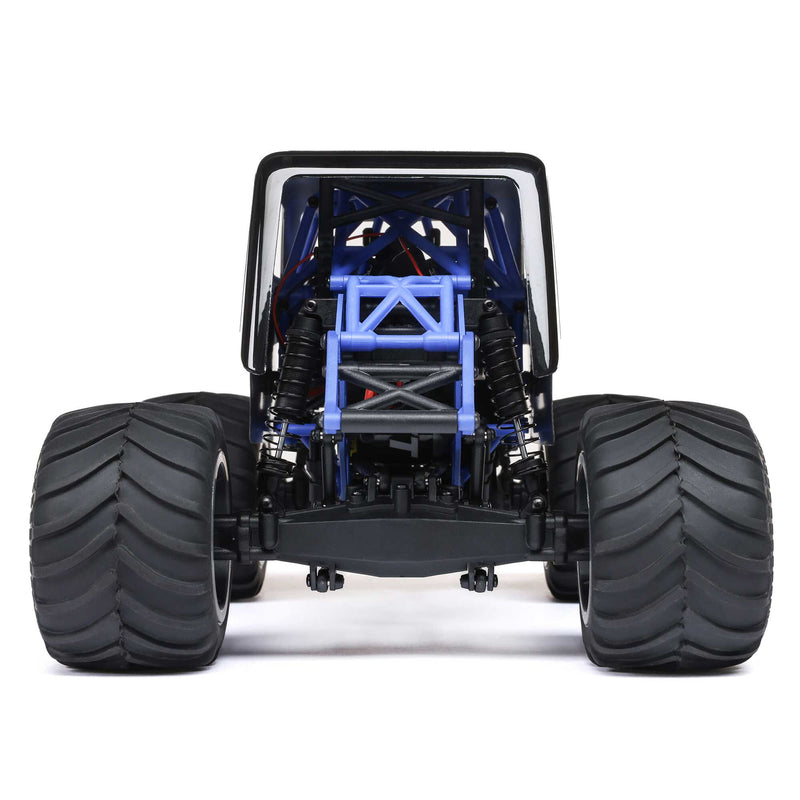 LOS01026T2 LOSI 1/18 Mini LMT Son Uva Digger 2S 4X4 RTR Brushed Monster Truck (Battery & Charger Included), Blue