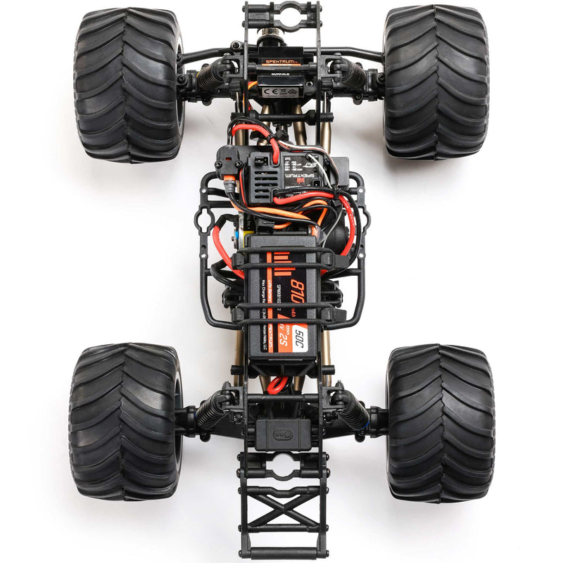 LOS01026T3 LOSI 1/18 Mini LMT Megalodon 2S 4X4 RTR Brushed Monster Truck (Battery & Charger Included), Blue