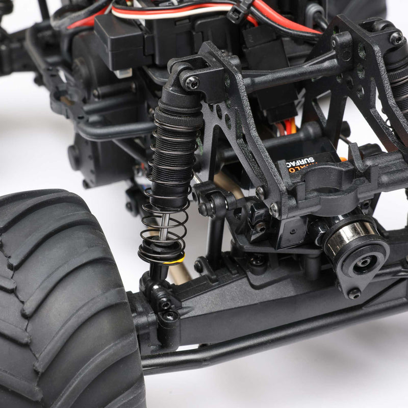 LOS01026T3 LOSI 1/18 Mini LMT Megalodon 2S 4X4 RTR Brushed Monster Truck (Battery & Charger Included), Blue