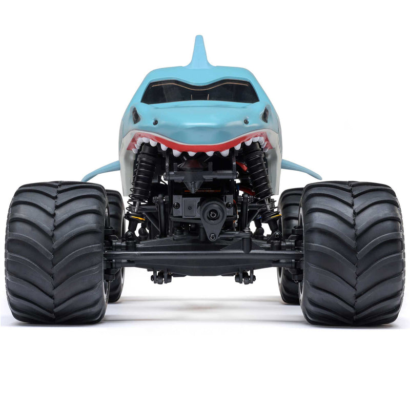 LOS01026T3 LOSI 1/18 Mini LMT Megalodon 2S 4X4 RTR Brushed Monster Truck (Battery & Charger Included), Blue