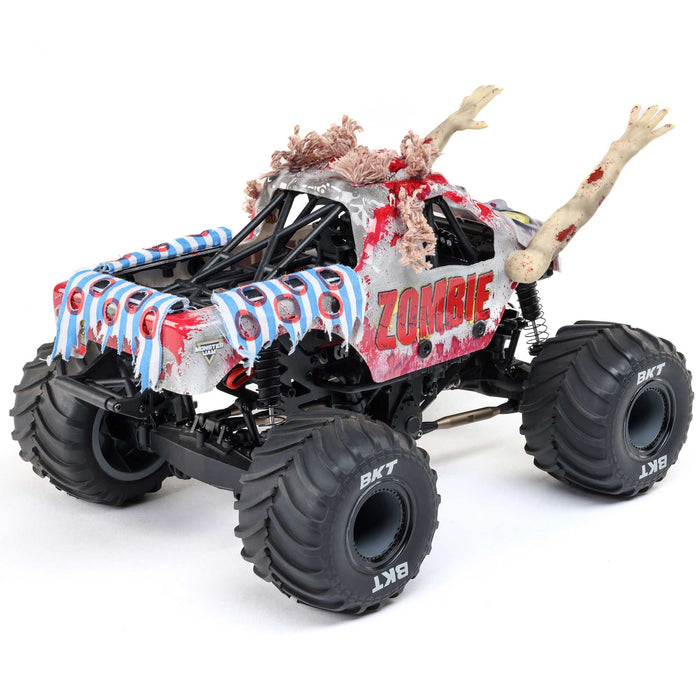 LOS01026T4 LOSI 1/18 Mini LMT Zombie 2S 4X4 RTR Brushed Monster Truck (Battery & Charger Included), Red