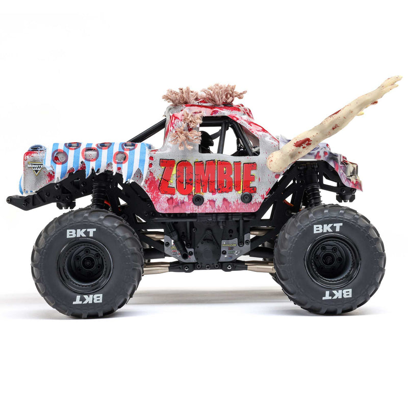 LOS01026T4 LOSI 1/18 Mini LMT Zombie 2S 4X4 RTR Brushed Monster Truck (Battery & Charger Included), Red