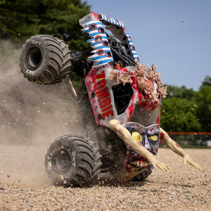 LOS01026T4 LOSI 1/18 Mini LMT Zombie 2S 4X4 RTR Brushed Monster Truck (Battery & Charger Included), Red