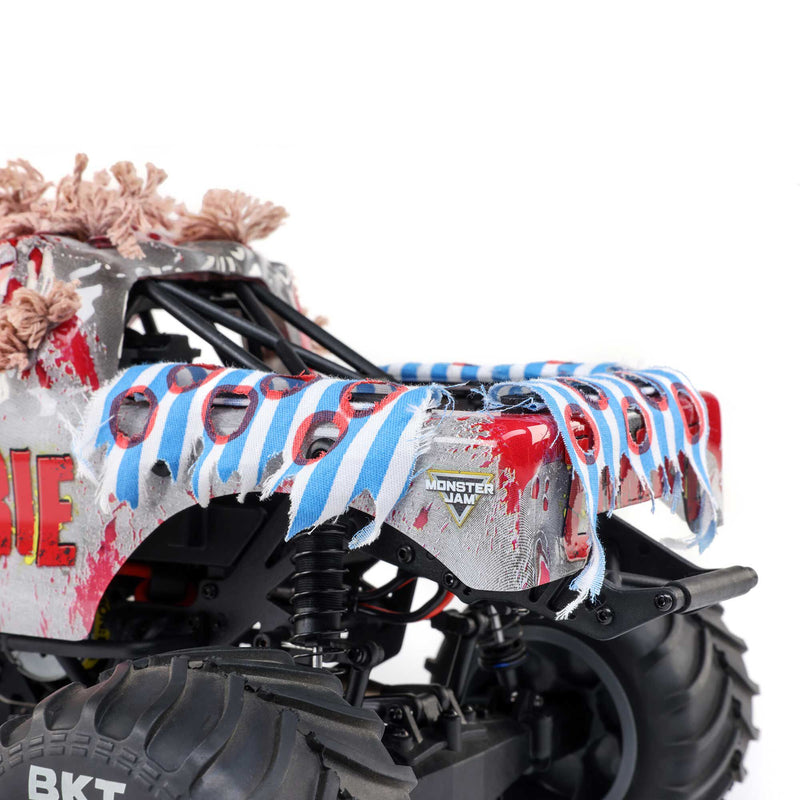 LOS01026T4 LOSI 1/18 Mini LMT Zombie 2S 4X4 RTR Brushed Monster Truck (Battery & Charger Included), Red