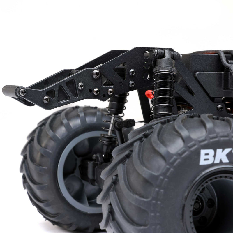 LOS01026T4 LOSI 1/18 Mini LMT Zombie 2S 4X4 RTR Brushed Monster Truck (Battery & Charger Included), Red
