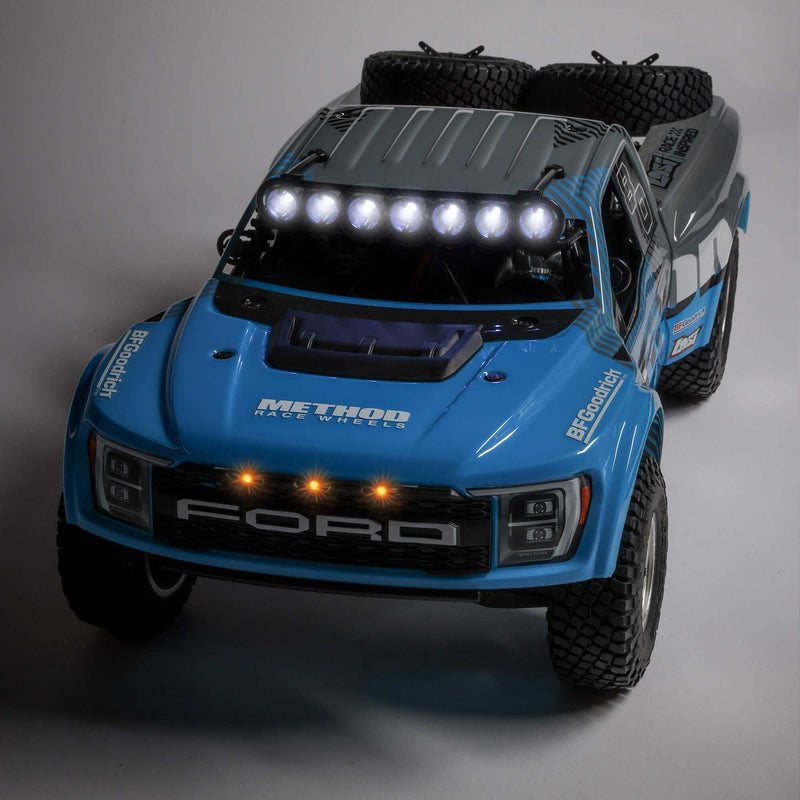 LOS03046 LOSI 1/10 Baja Rey 2.0 Ford Raptor Method 3S 4X4 RTR Brushless, Blue