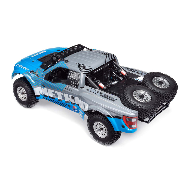 LOS03046 LOSI 1/10 Baja Rey 2.0 Ford Raptor Method 3S 4X4 RTR Brushless, Blue