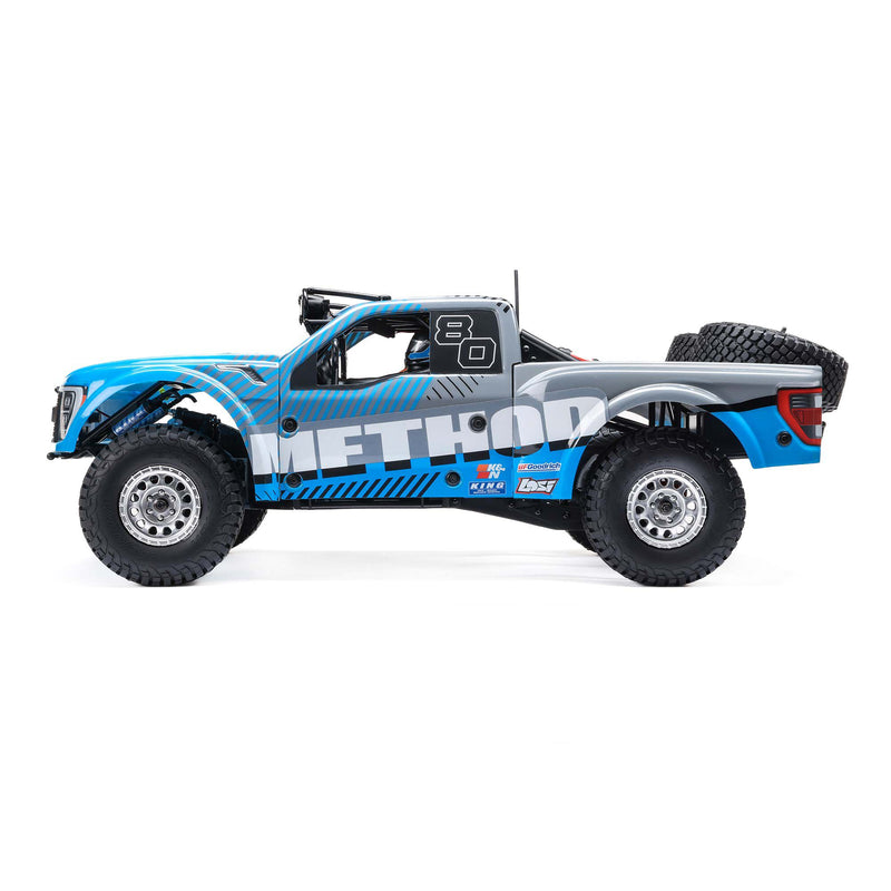 LOS03046 LOSI 1/10 Baja Rey 2.0 Ford Raptor Method 3S 4X4 RTR Brushless, Blue
