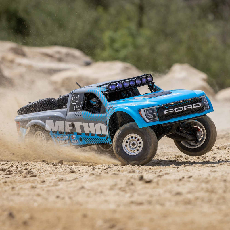 LOS03046 LOSI 1/10 Baja Rey 2.0 Ford Raptor Method 3S 4X4 RTR Brushless, Blue