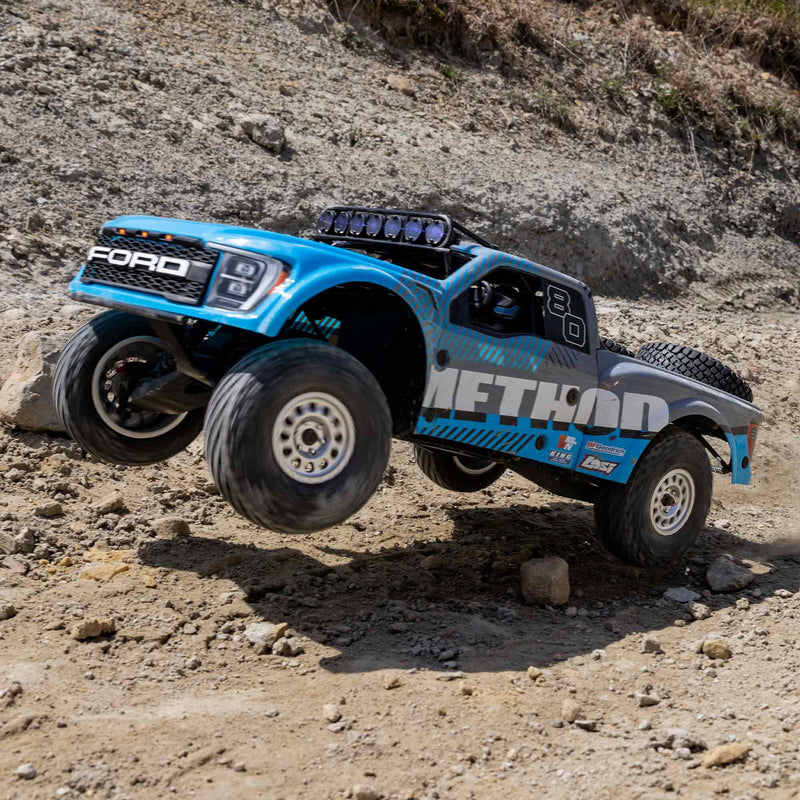 LOS03046 LOSI 1/10 Baja Rey 2.0 Ford Raptor Method 3S 4X4 RTR Brushless, Blue