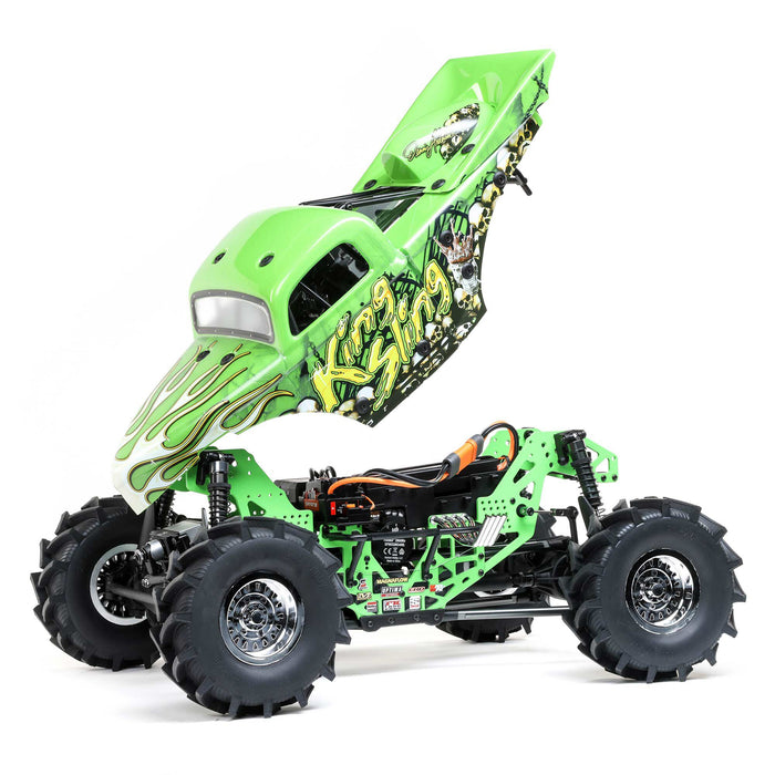 LOS04024T1 Losi 1/8 LMT Mega Truck King Sling 4S 4X4 RTR Brushless Mega Truck, Green