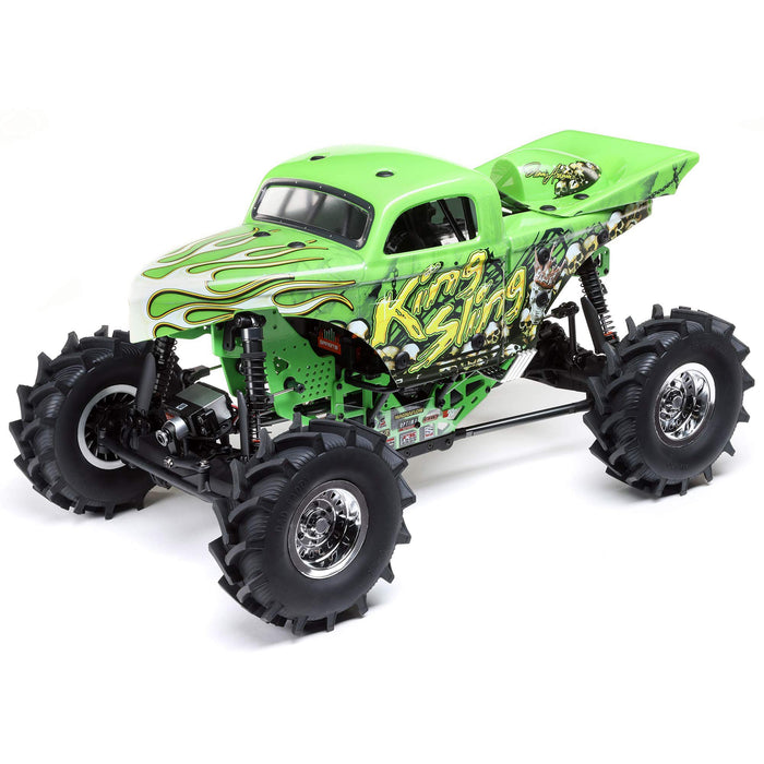 LOS04024T1 Losi 1/8 LMT Mega Truck King Sling 4S 4X4 RTR Brushless Mega Truck, Green