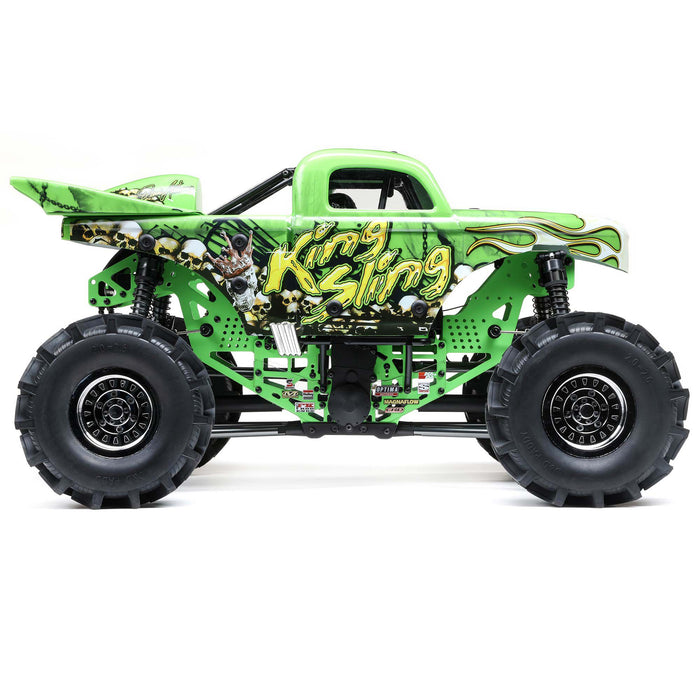 LOS04024T1 Losi 1/8 LMT Mega Truck King Sling 4S 4X4 RTR Brushless Mega Truck, Green