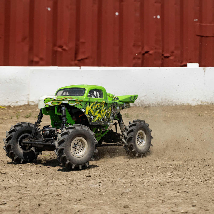 LOS04024T1 Losi 1/8 LMT Mega Truck King Sling 4S 4X4 RTR Brushless Mega Truck, Green