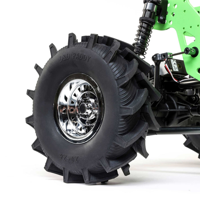 LOS04024T1 Losi 1/8 LMT Mega Truck King Sling 4S 4X4 RTR Brushless Mega Truck, Green