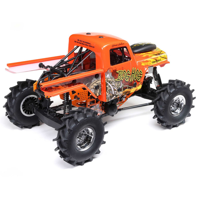 LOS04024T2 LOSI 1/8 LMT Mega Truck Bog Hog 4S 4X4 RTR Brushless Mega Truck, Orange