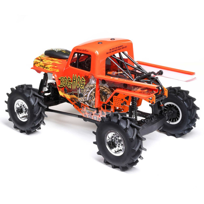LOS04024T2 LOSI 1/8 LMT Mega Truck Bog Hog 4S 4X4 RTR Brushless Mega Truck, Orange