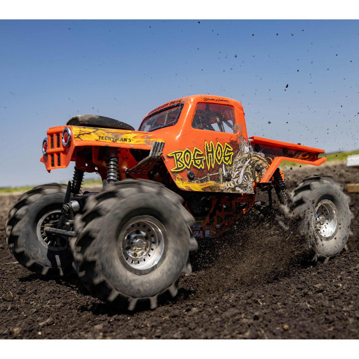 LOS04024T2 LOSI 1/8 LMT Mega Truck Bog Hog 4S 4X4 RTR Brushless Mega Truck, Orange