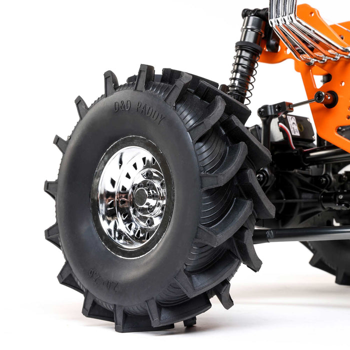 LOS04024T2 LOSI 1/8 LMT Mega Truck Bog Hog 4S 4X4 RTR Brushless Mega Truck, Orange