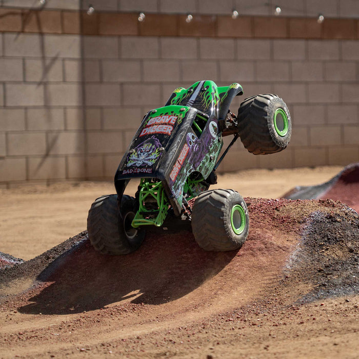 LOS04028T1 LOSI 1/8 LMT 2.0 Grave Digger 4X4 Solid Axle Brushless Monster Truck RTR, Green