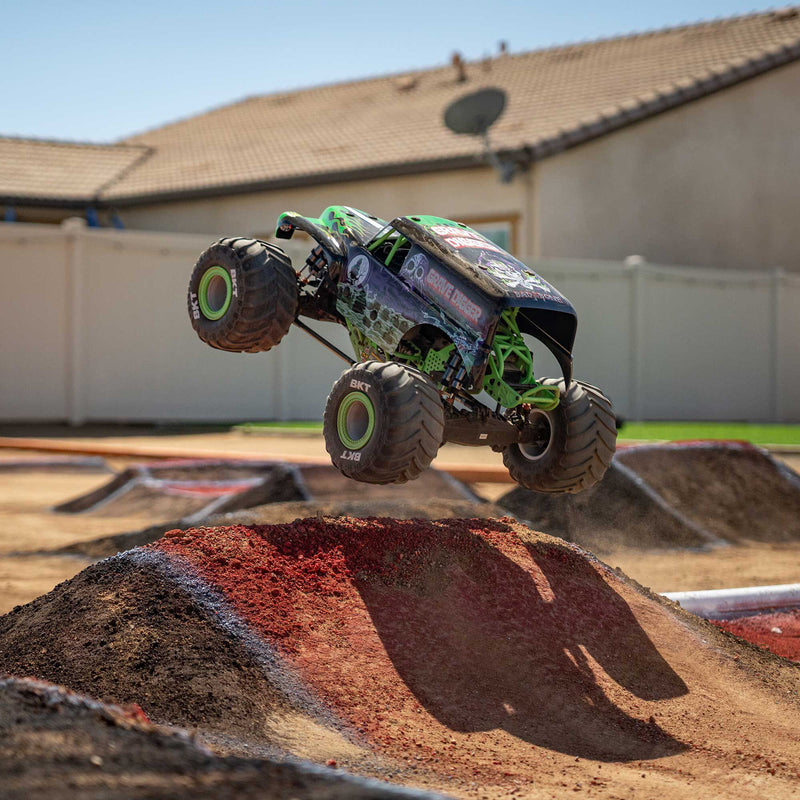 LOS04028T1 LOSI 1/8 LMT 2.0 Grave Digger 4X4 Solid Axle Brushless Monster Truck RTR, Green
