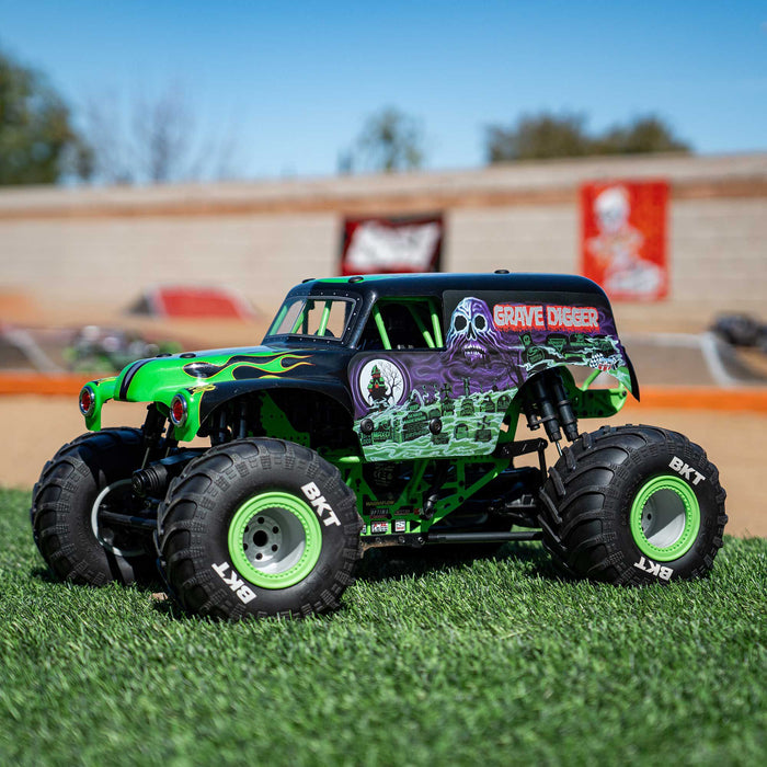 LOS04028T1 LOSI 1/8 LMT 2.0 Grave Digger 4X4 Solid Axle Brushless Monster Truck RTR, Green