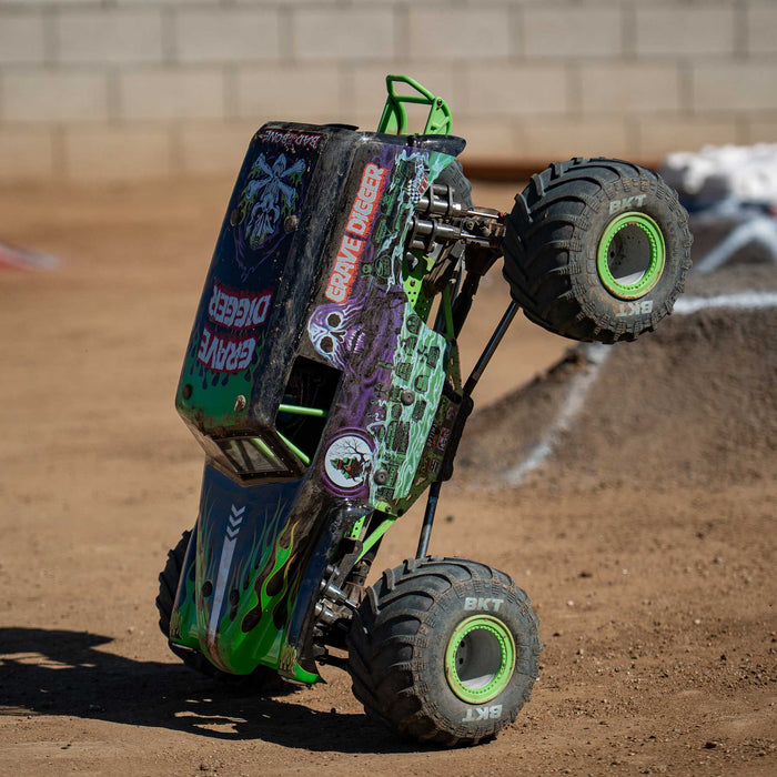 LOS04028T1 LOSI 1/8 LMT 2.0 Grave Digger 4X4 Solid Axle Brushless Monster Truck RTR, Green