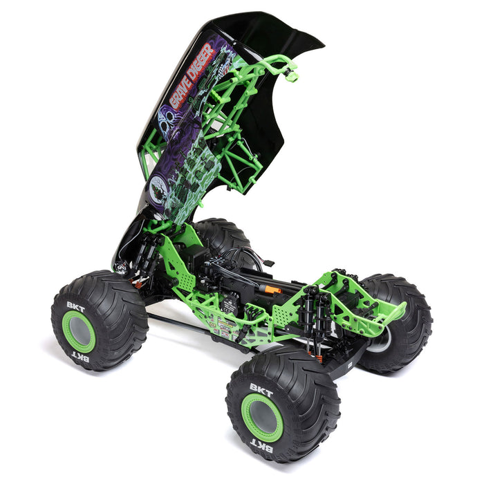 LOS04028T1 LOSI 1/8 LMT 2.0 Grave Digger 4X4 Solid Axle Brushless Monster Truck RTR, Green