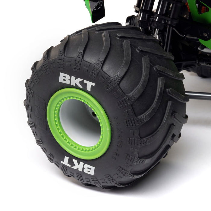 LOS04028T1 LOSI 1/8 LMT 2.0 Grave Digger 4X4 Solid Axle Brushless Monster Truck RTR, Green