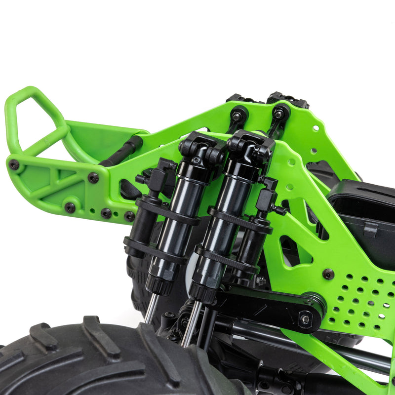 LOS04028T1 LOSI 1/8 LMT 2.0 Grave Digger 4X4 Solid Axle Brushless Monster Truck RTR, Green