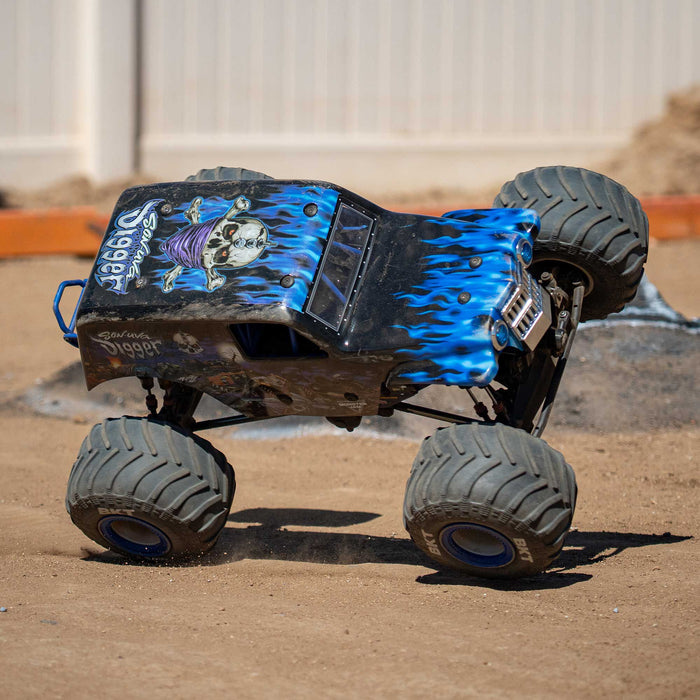 LOS04028T2 LOSI 1/8 LMT 2.0 Son-Uva Digger 4X4 Solid Axle Brushless Monster Truck RTR, Blue