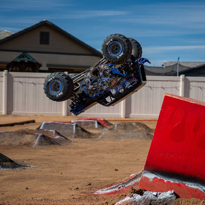 LOS04028T2 LOSI 1/8 LMT 2.0 Son-Uva Digger 4X4 Solid Axle Brushless Monster Truck RTR, Blue