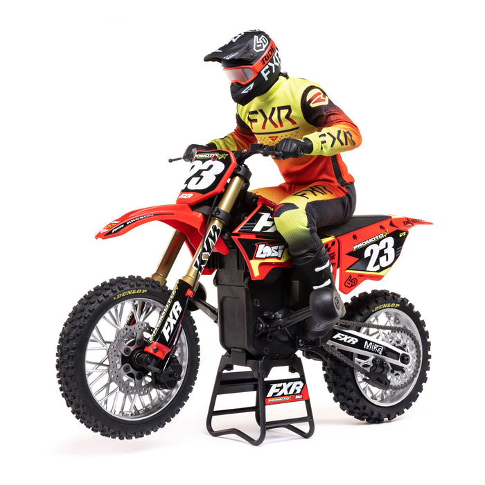 LOS06000T1 LOSI 1/4 Promoto-MX FXR 2S RTR Brushless Motorcycle, Red