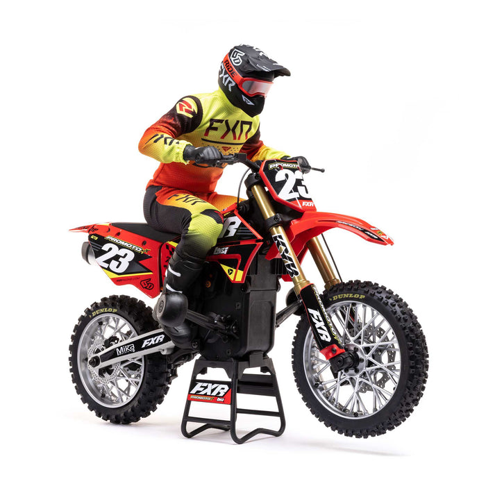 LOS06000T1 LOSI 1/4 Promoto-MX FXR 2S RTR Brushless Motorcycle, Red