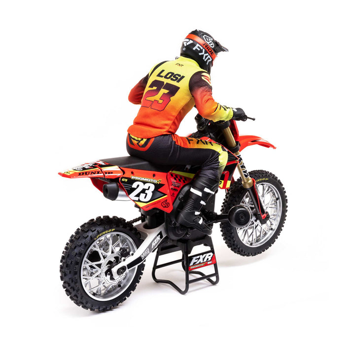 LOS06000T1 LOSI 1/4 Promoto-MX FXR 2S RTR Brushless Motorcycle, Red