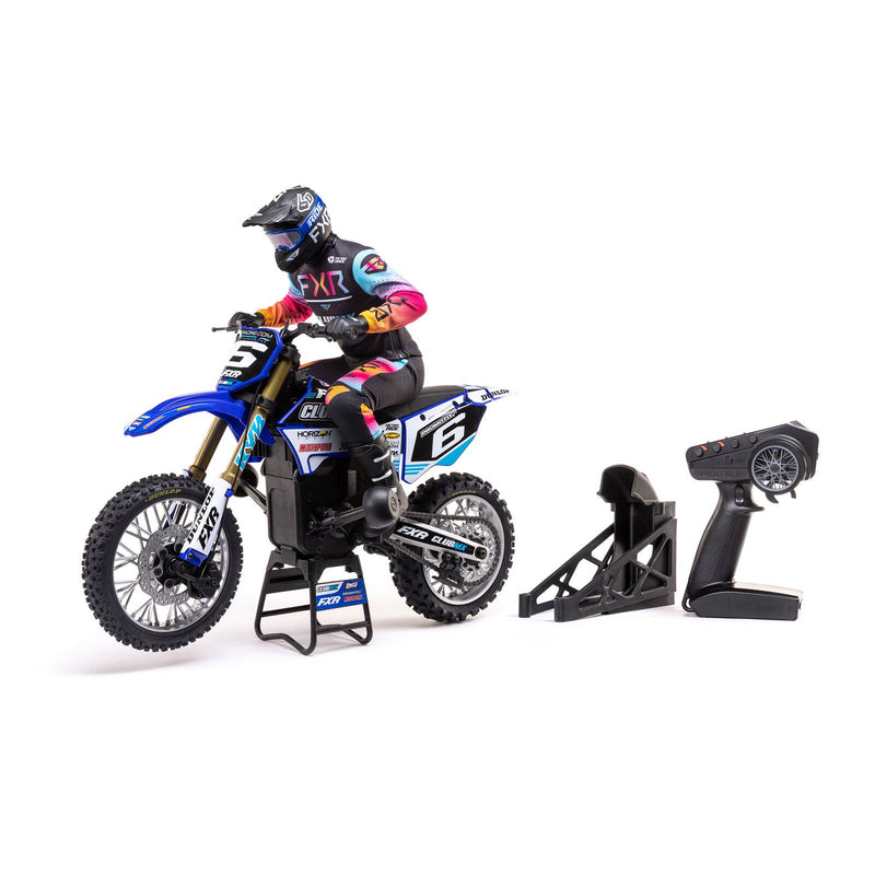 LOS06000T2 Losi 1/4 Promoto-MX Motorcycle RTR, FXR Blue