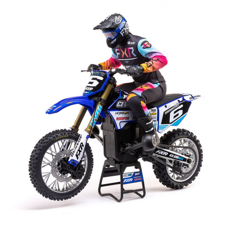 LOS06000T2 Losi 1/4 Promoto-MX Motorcycle RTR, FXR Blue