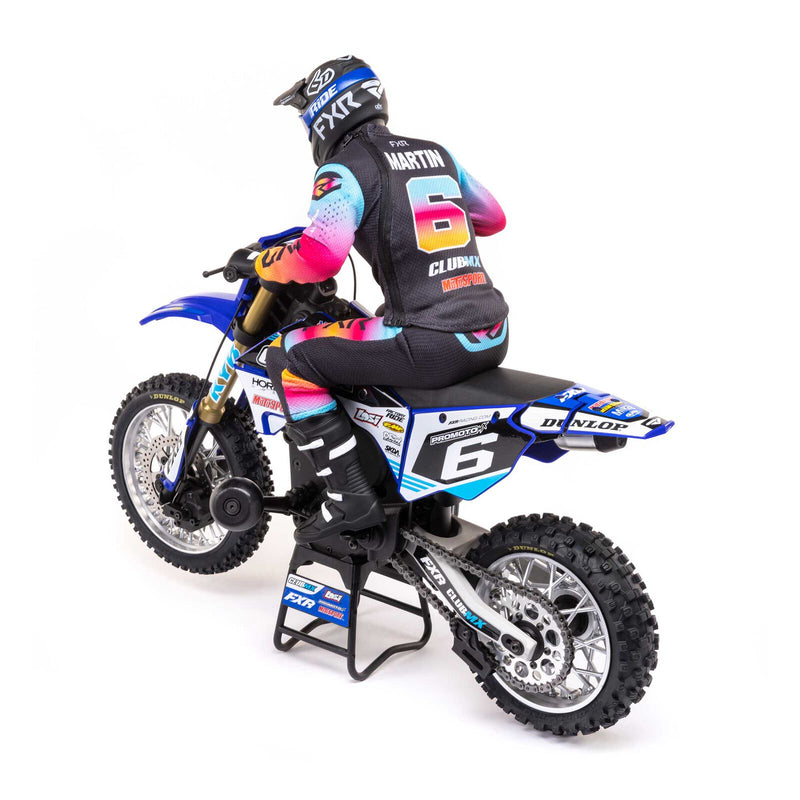 LOS06000T2 Losi 1/4 Promoto-MX Motorcycle RTR, FXR Blue
