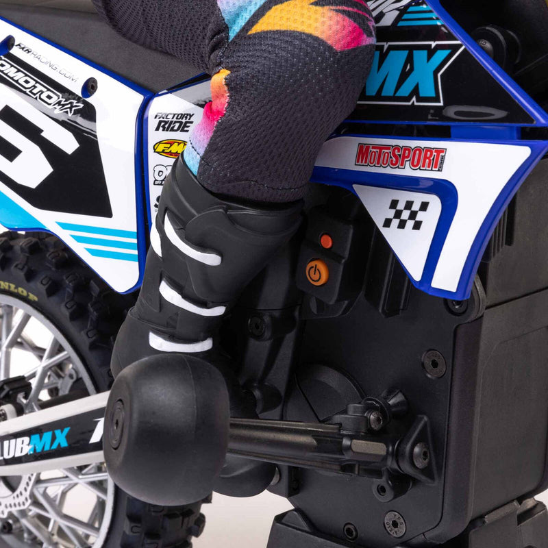 LOS06000T2 Losi 1/4 Promoto-MX Motorcycle RTR, FXR Blue
