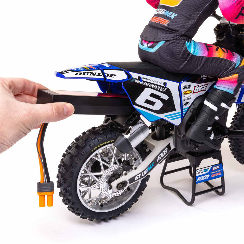 LOS06000T2 Losi 1/4 Promoto-MX Motorcycle RTR, FXR Blue