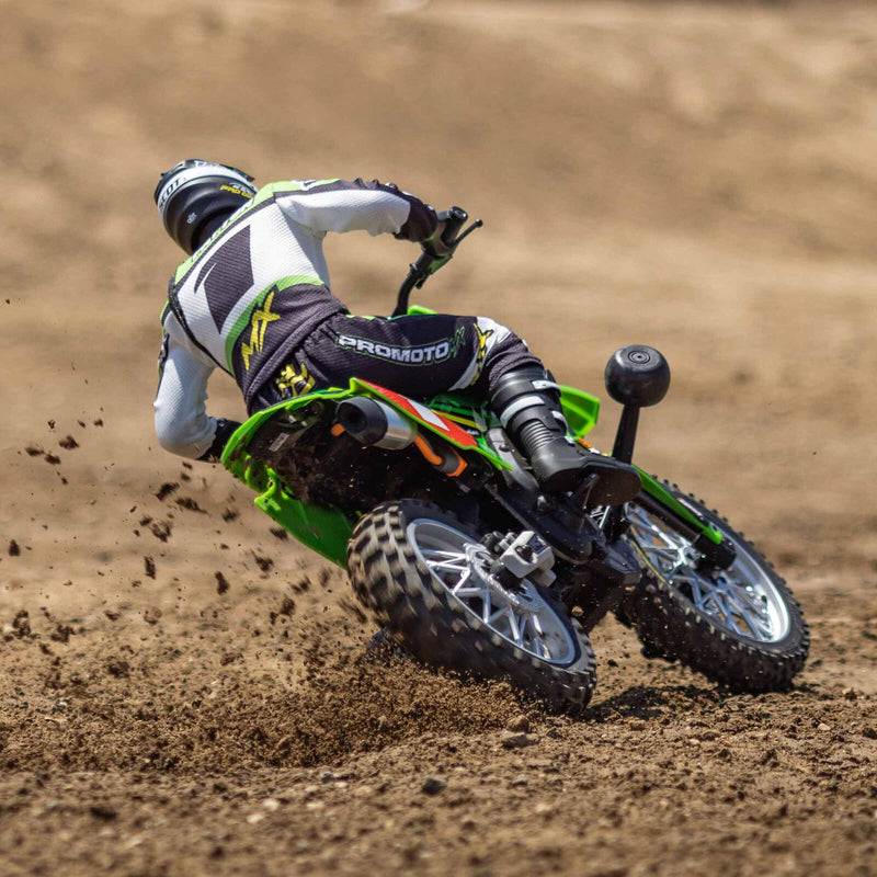 LOS06002 Losi Promoto-MX 1/4 Motorcycle RTR Combo, Pro Circuit (GREEN)