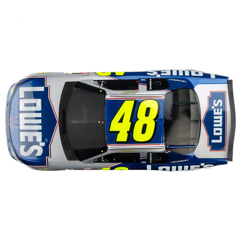 LOS1120248 Losi 1/12 NASCAR RC Race Car Jimmie Johnson No. 48 Lowes Chevrolet Monte Carlo 2S AWD RTR Brushed On-Road (Battery & Charger Included), Blue