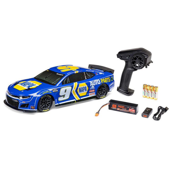 1/12 Losi NASCAR AWD RC Racecar, Chase Elliott No. 9 NAPA 2024 Chevrolet ZL1 Camaro LOS1122409