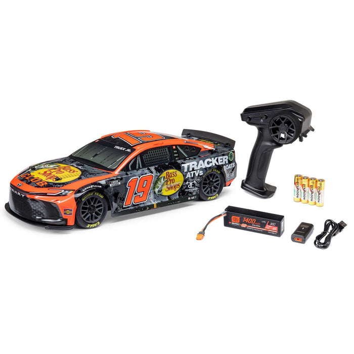 1/12 Losi NASCAR AWD RC Racecar, Martin Truex Jr. No. 19 Bass Pro 2024 Toyota Camry LOS1122419