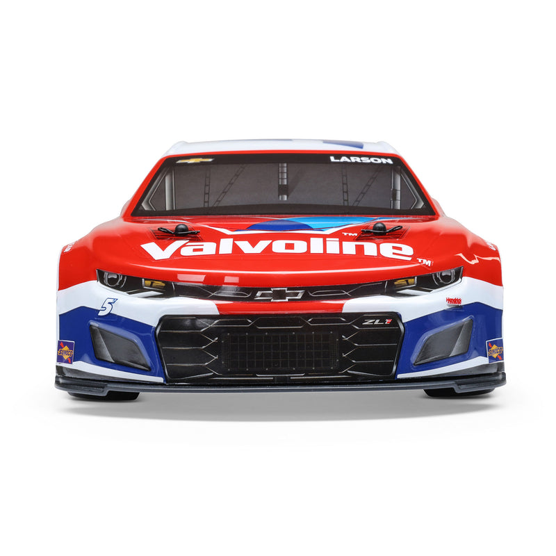 LOS1122505 Losi 1/12 NASCAR RC Racecar Kyle Larson No. 5 Valvoline 2025 Chevrolet Camaro ZL1 2S AWD RTR Brushed On-Road (Battery & Charger Included)