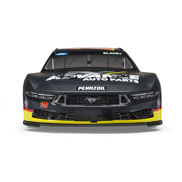 LOS1122512 Losi 1/12 NASCAR RC Racecar Ryan Blaney No. 12 Advance Auto 2025 Ford Mustang 2S AWD RTR Brushed On-Road (Battery & Charger Included)